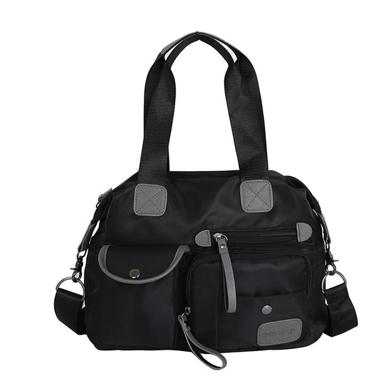 Fashion Trend WOMEN Men Solid Color Handbag Adjustable Strap Soft Handle Crossbody Shoulder Bag Large Capacity Travel Tote