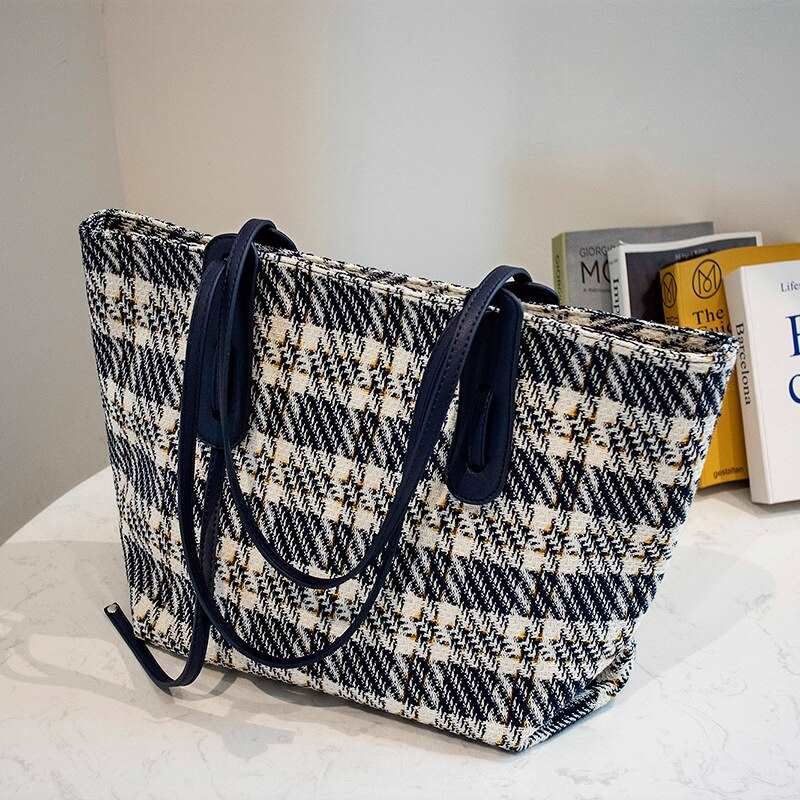 torba na ramie z nylonu Retro bardzo duzym uchwytem torebka kobiet wysokiej jakosci casualowe torby tote torba na ramie torba dla kobiet torebka kobiety