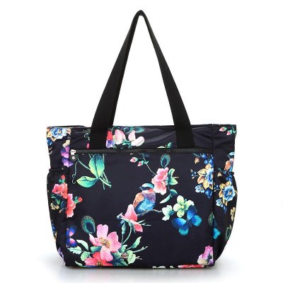 Floral Big Shoulder Bag Lightweight Large Capacity Casual Bag Waterproof Oxford Rural style Handbag WOMEN Fashion Travel Bag