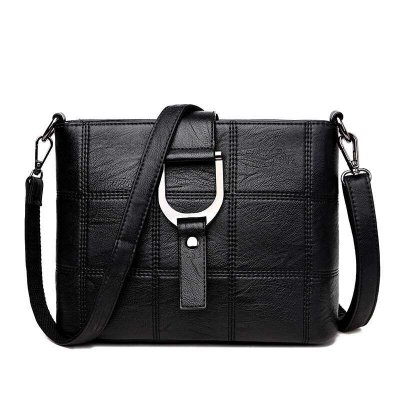 Male torby Typu crossbody damskie na ramie Plaid ze skory PU damskie projektant wysokiej jakosci miekki worek