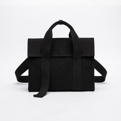 New simple one shoulder temperament cross body bag foreign style wild canvas portable large capacity female bag